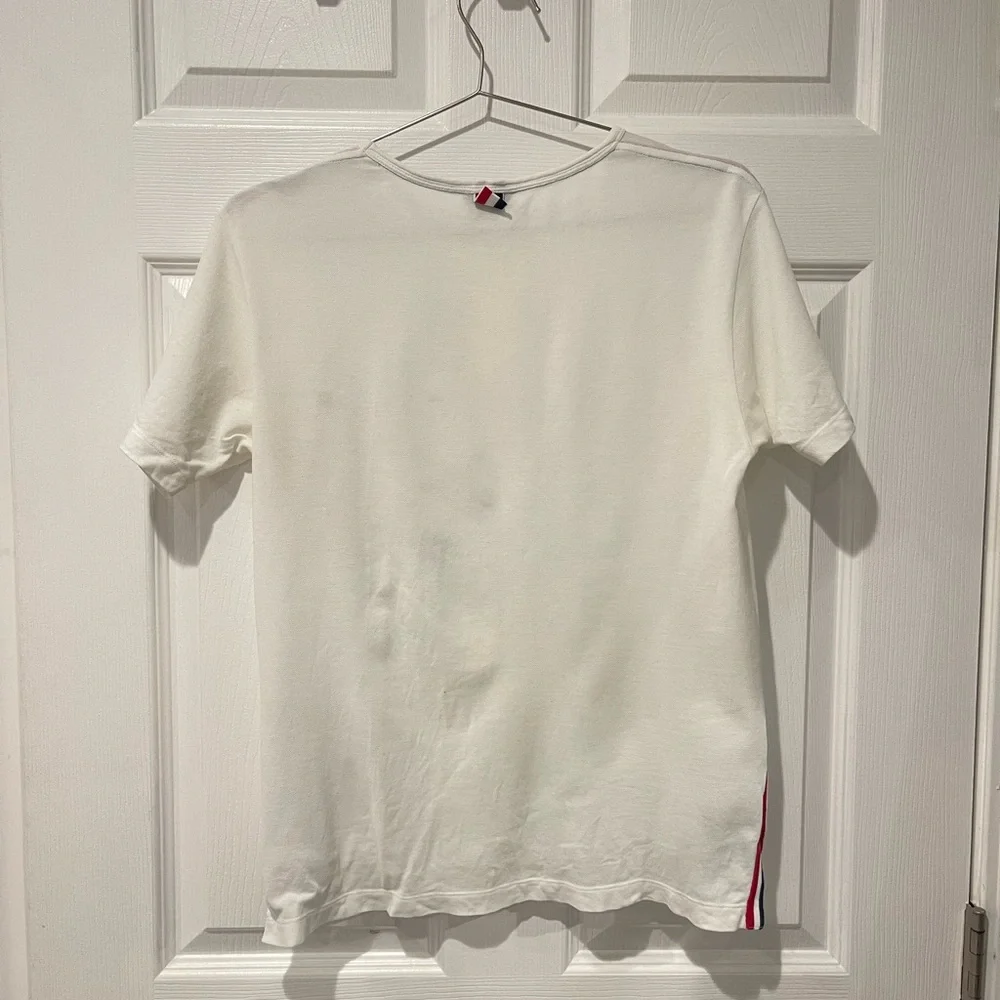 Thom Browne Ivory Tee with Tricolor Pocket - Picture 4 of 4